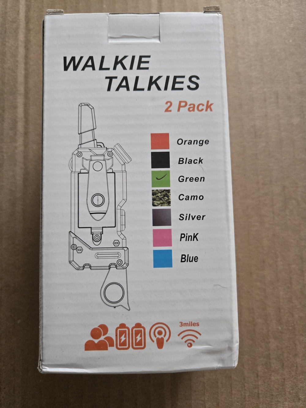 Walkie Talkies 2 Pack - Green